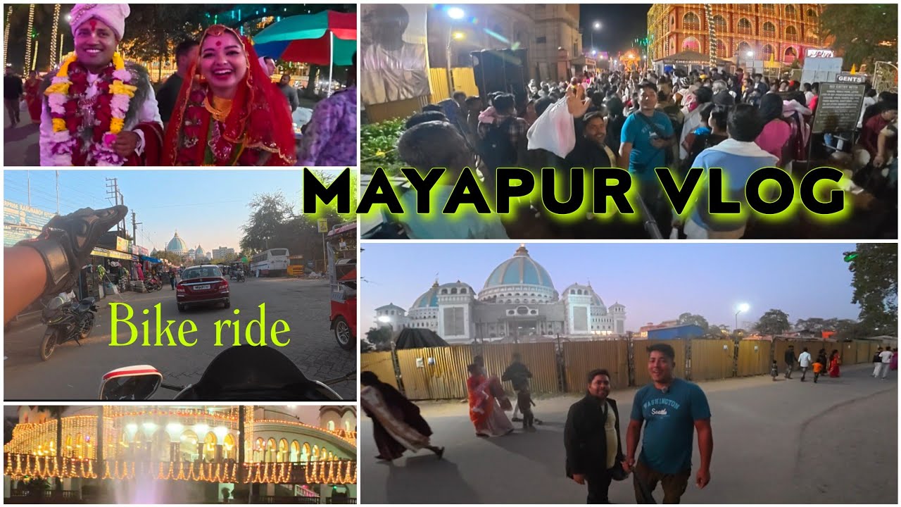 Mayapur Iskcon new temple darshan♥️🥰#motovlog #mayapur #iskcon #bikerider ##vlog 