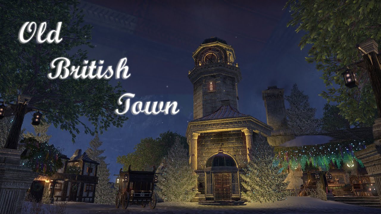 Enchanted Snow Globe - Old British Town