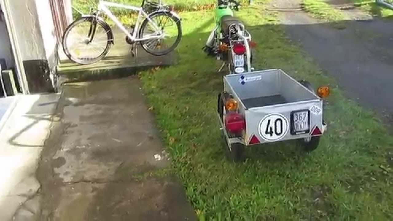 Simson S51 B1-3 mit Anhänger