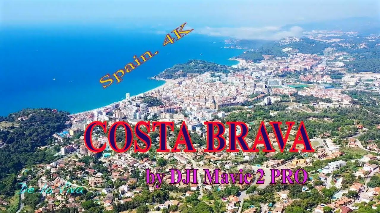 Коста Брава. Испания. Spain- Costa Brava with drone. 4K