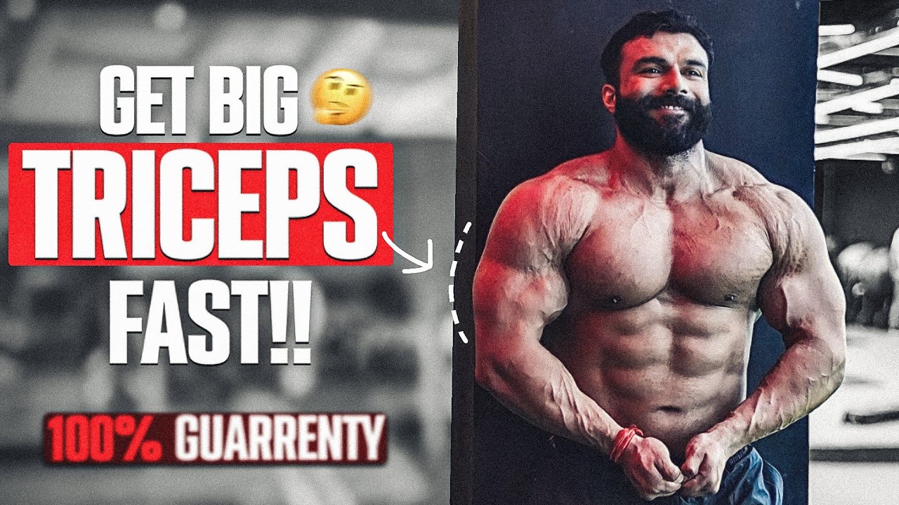 GET BIG TRICEPS IN 30 DAYS ! 😰 | BEST Way to GROW TRICEPS