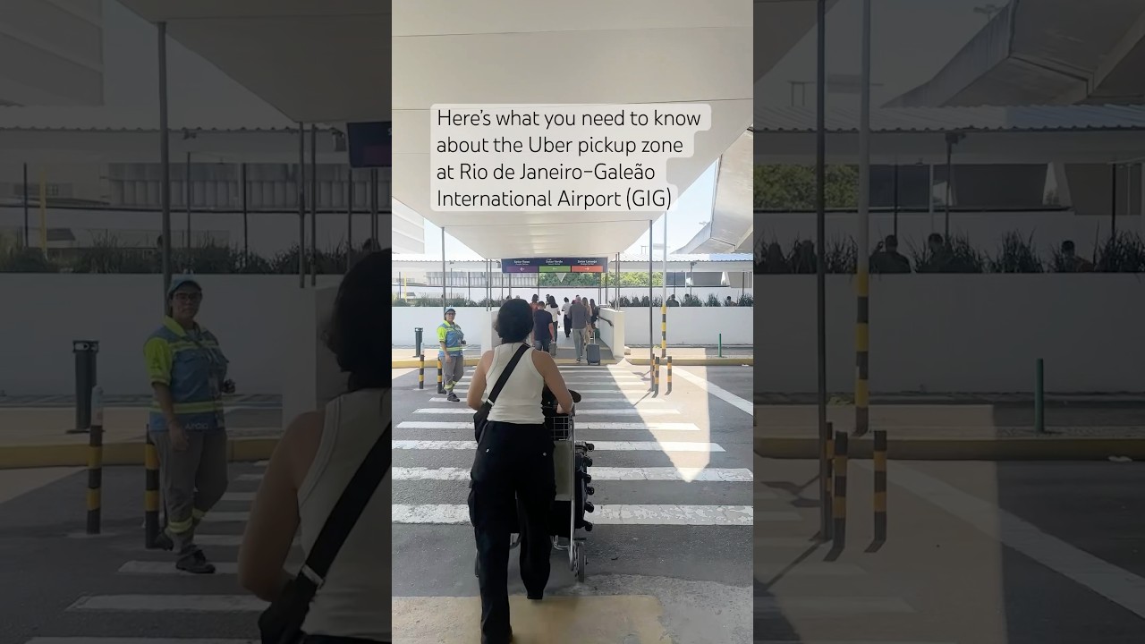 🚗 Uber Pickup at GIG Airport #riodejaneiro #brasil #brazil #uber #gig #galeao  #traveltips