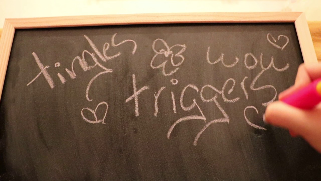 ASMR Sonidos con pizarra y tizas - Blackboard and chalks sounds ASMR