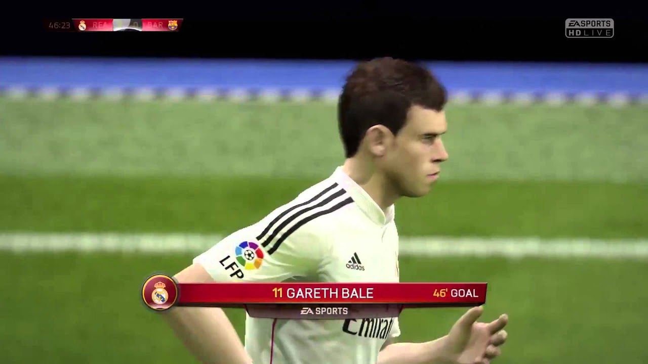 FIFA 15 Gameplay   Real Madrid vs Barcelona (Legendary Difficulty)