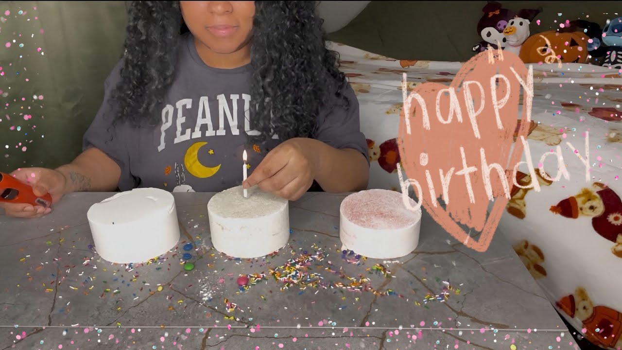 ASMR CRUNCH | CRUNCH BY YO-YO | HAPPY BIRTHDAY XO_YUMIKOKO 🎃🎂🎈