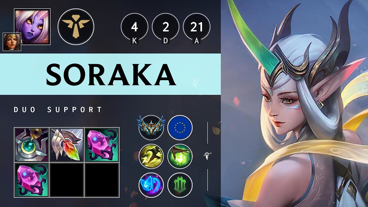 Soraka Support vs Alistar - EUW Challenger Patch 25.13