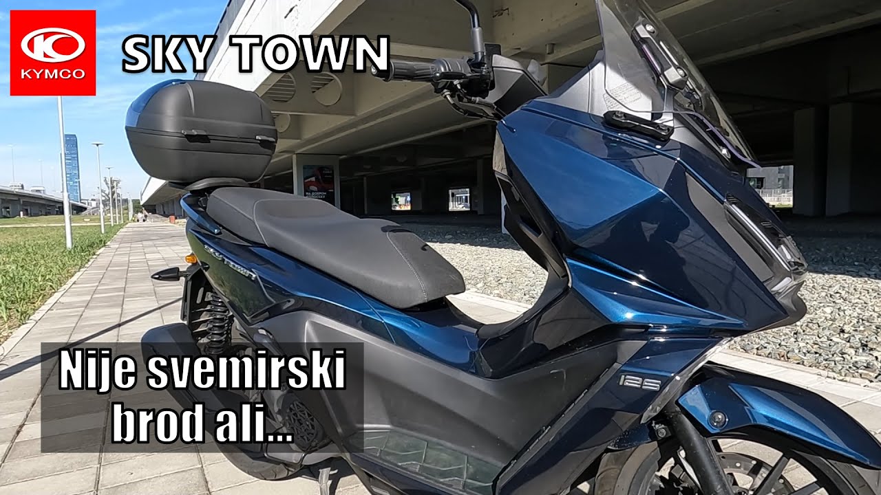 Kymco Sky Town *MALI SLON OD SKUTERA* vožnja i prvi utisak!