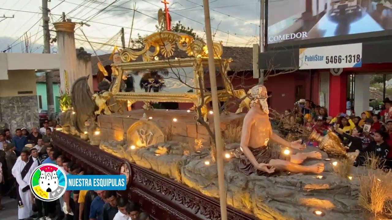 Procesión del Señor sepultado, Santo entierro Semana Santa Esquipulas #semanasanta2024 #esquipulas