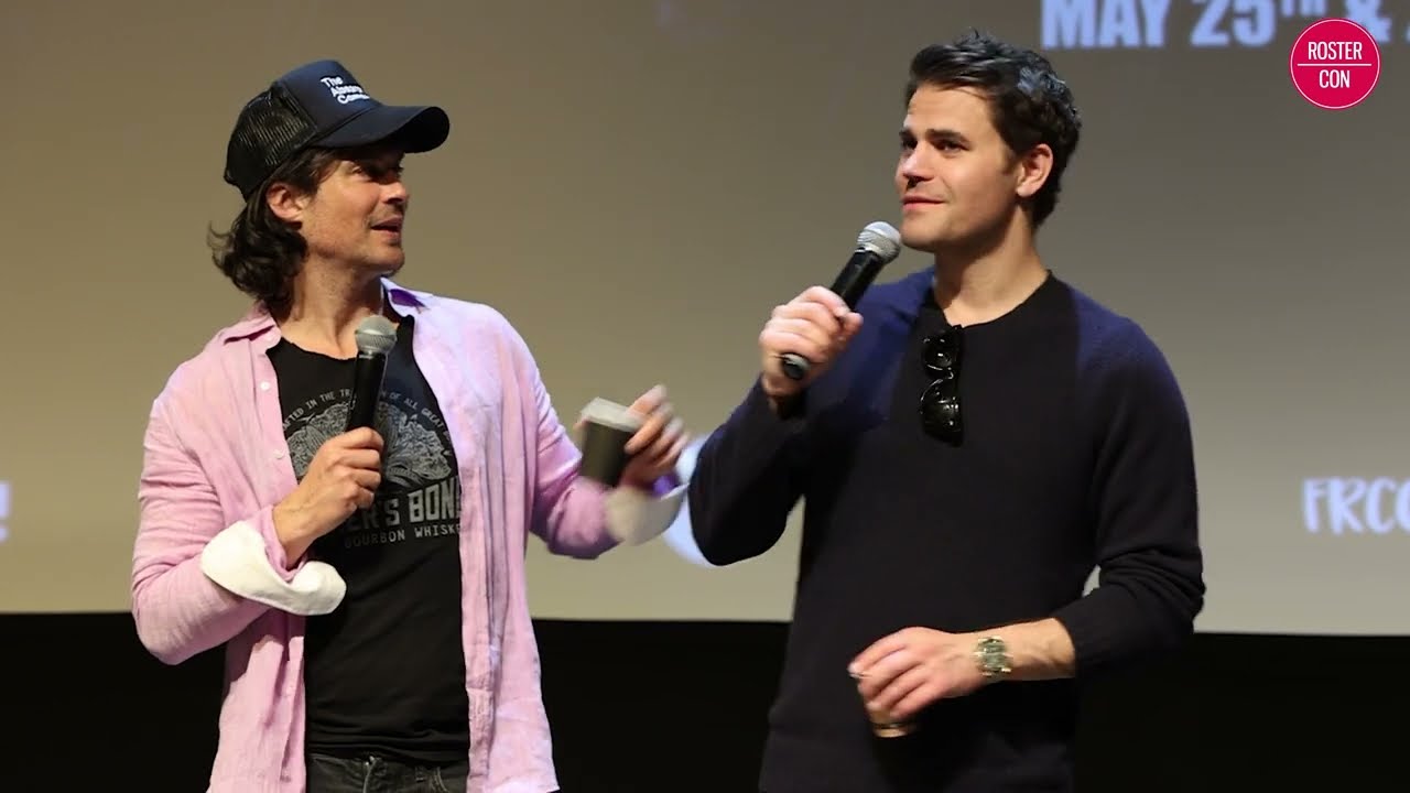 The Vampire Diaries: Paul Wesley and Ian Somerhalder together on stage and talking about each other