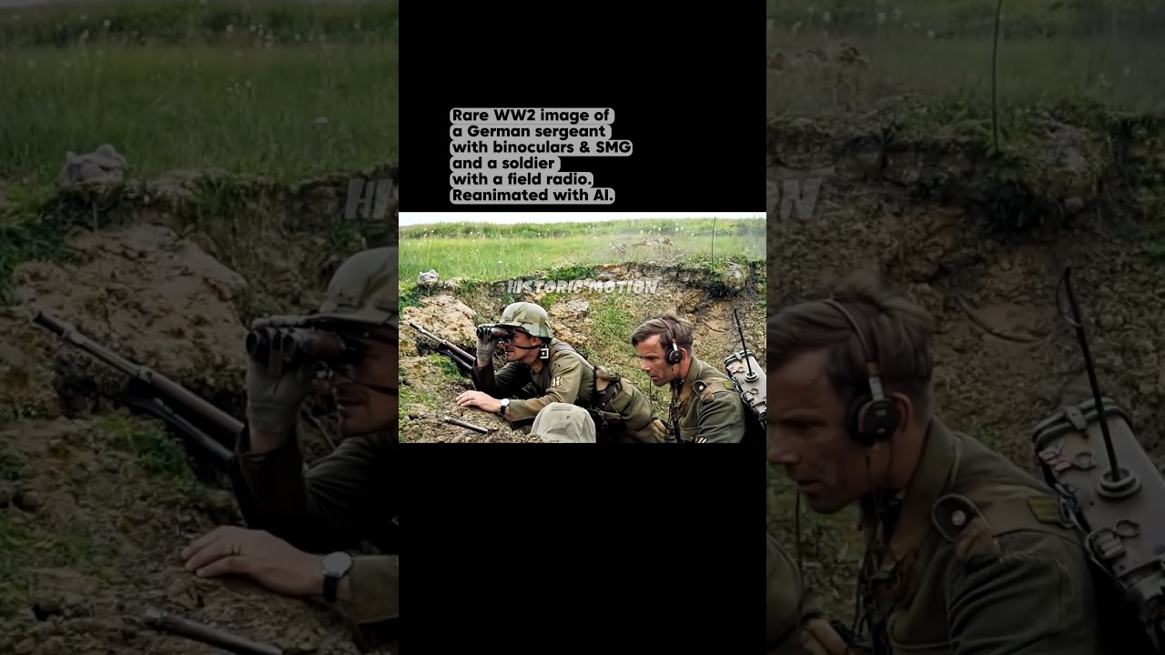WW2 Brought to Life : German Sergeant and Radio Operator at Soviet Front