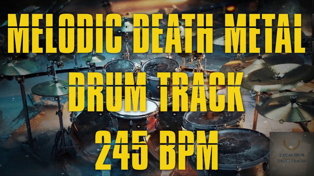 Melodic Death Metal Drum Track - 245 BPM (FREE DOWNLOAD)