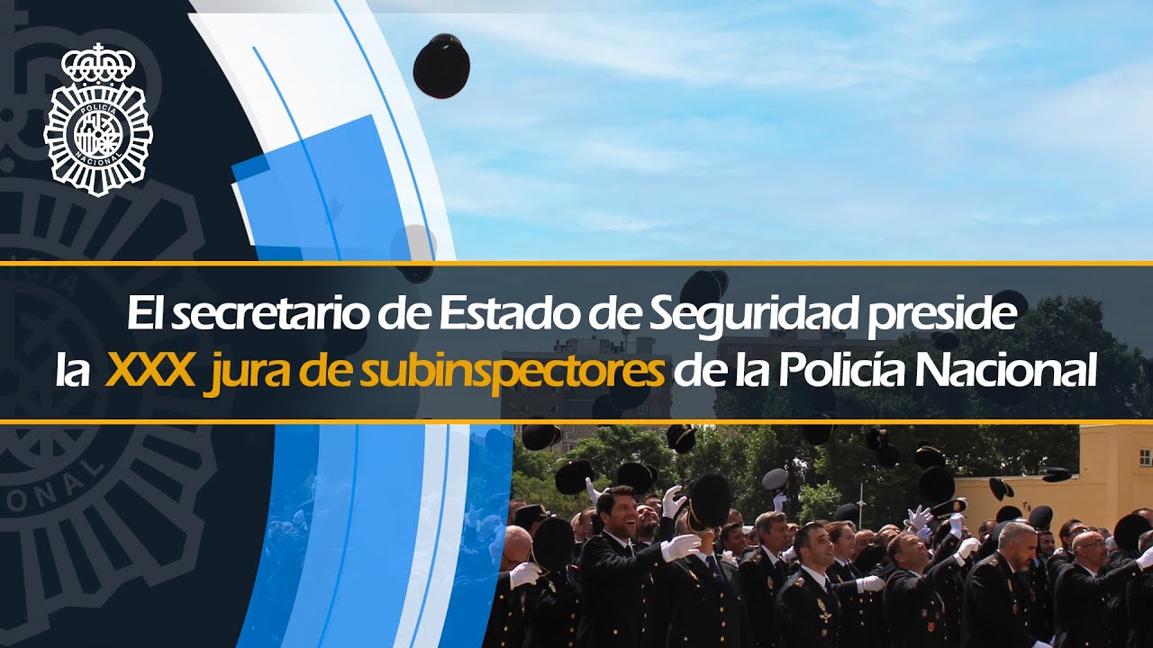 Acto de jura de la XXX Promoción de Subinspectores de la Policía Nacional