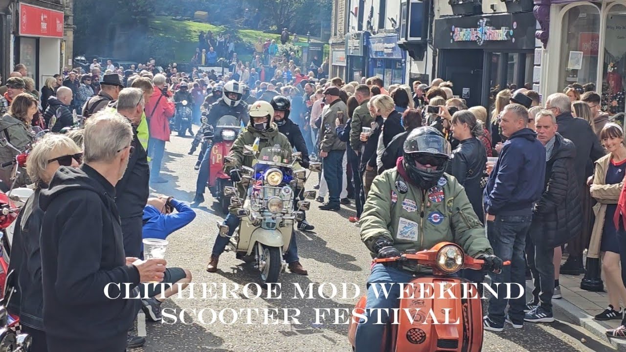 Clitheroe Mod Weekend and Scooter Festival.