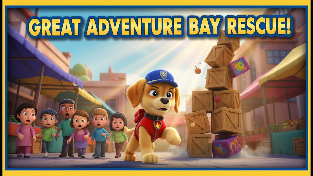 PAW Patrol Real-Life Lessons: The Great Adventure Bay Market Rescue! 🐾🔥