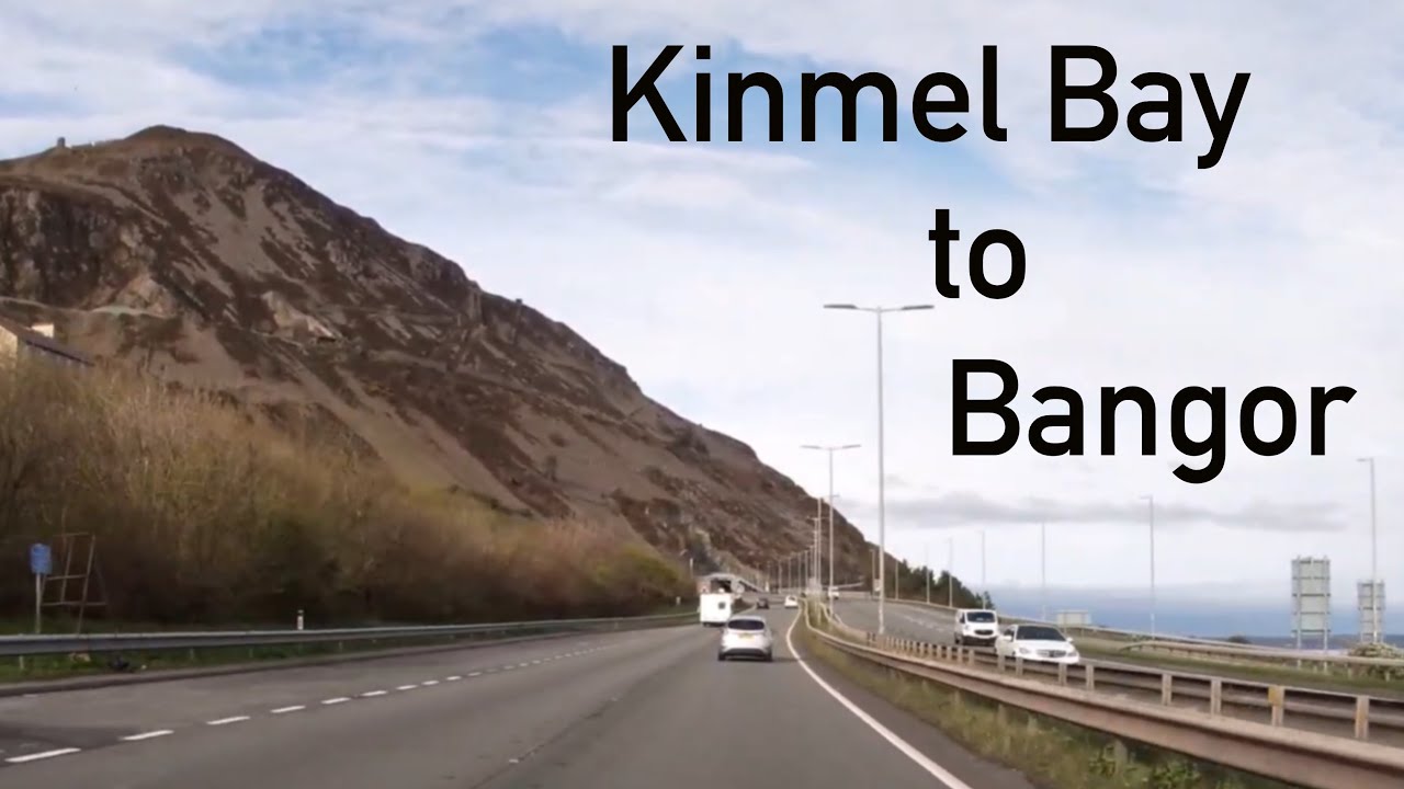 Driving Kinmel Bay to Bangor, A55 Expressway. 14th April 2022. ASMR