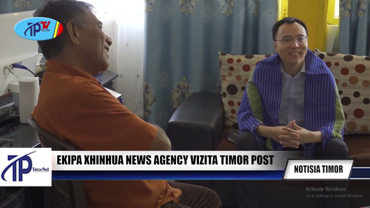 EKIPA XHINHUA NEWS AGENCY VIZITA TIMOR POST
