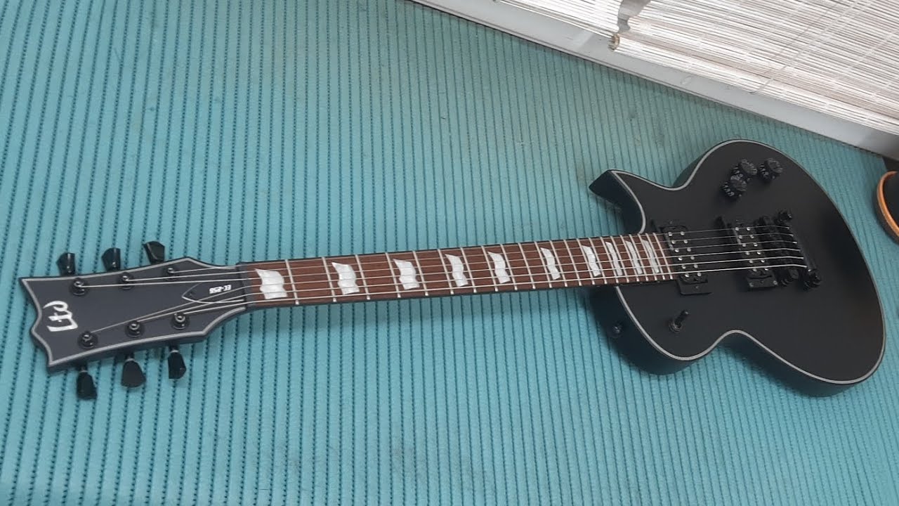 Ltd by ESP EC-256. Новый инструмент. Шлифовка ладов, отстройка.
