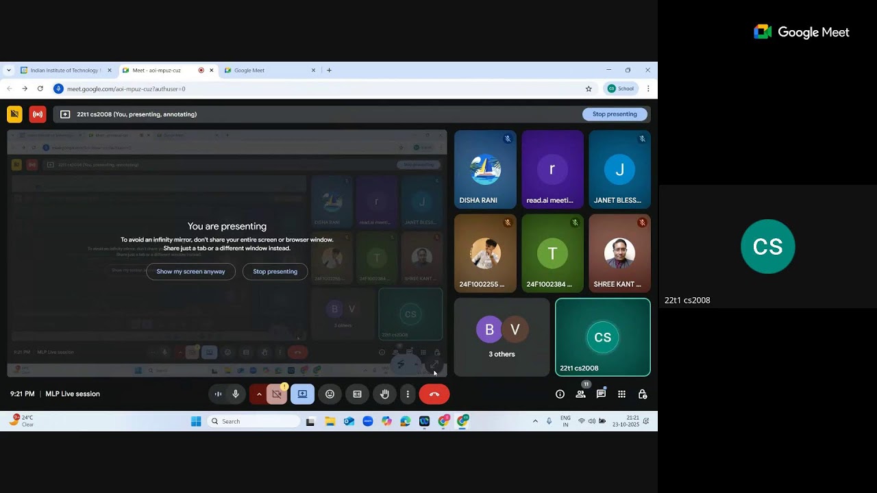MLP_Week5_LiveSession