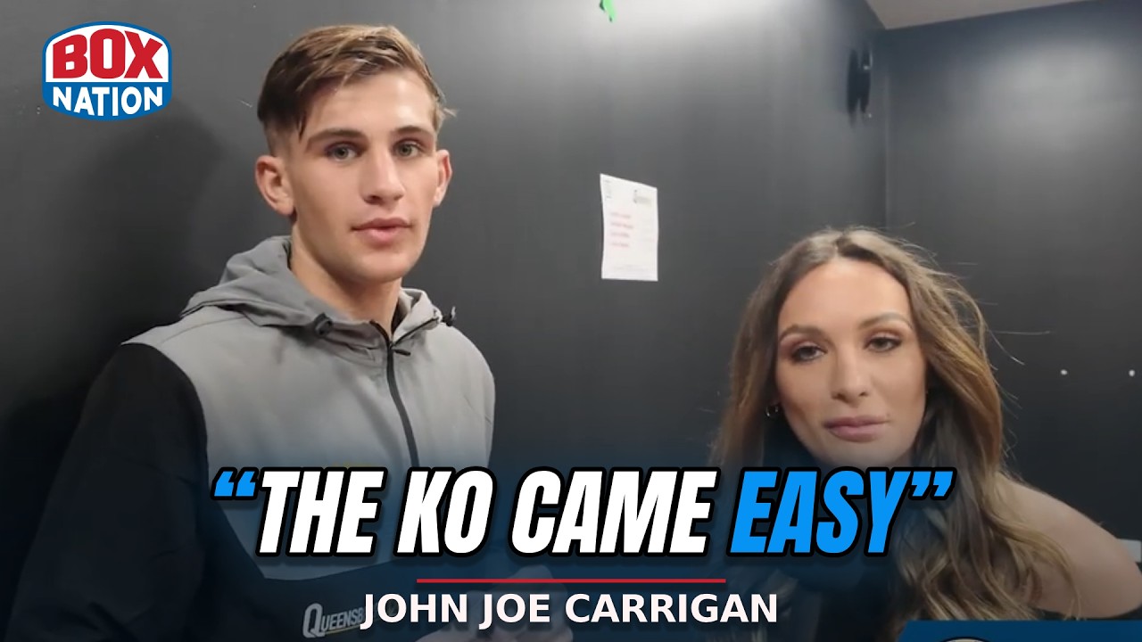 Джон Джо Карриган честно заявил о своей второй победе нокаутом в профессиональной карьере.
