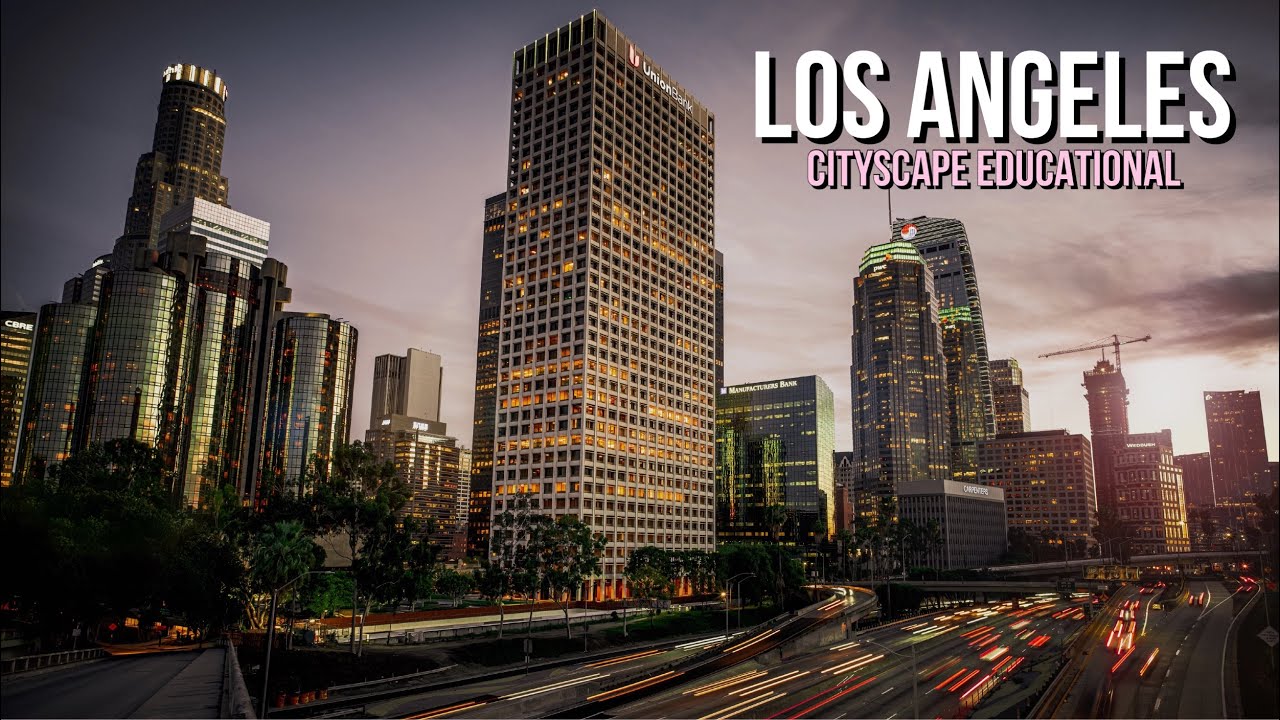 POV Photographing Sunset in Los Angeles! | FULL Post Processing of Cityscape Sunset in Lightroom ⁴ᴷ