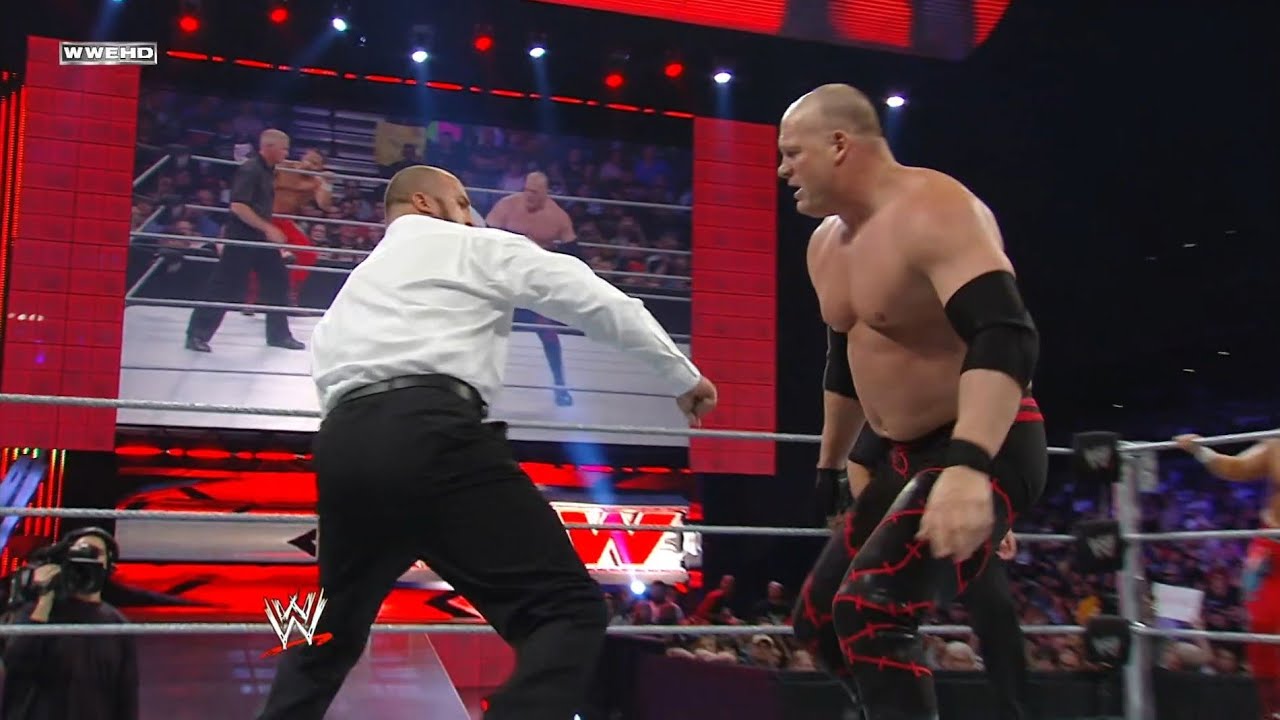 Kane vs Chavo Guerrero & Bam Neely &mdash; Handicap Match: WWE ECW April 29, 2008 HD