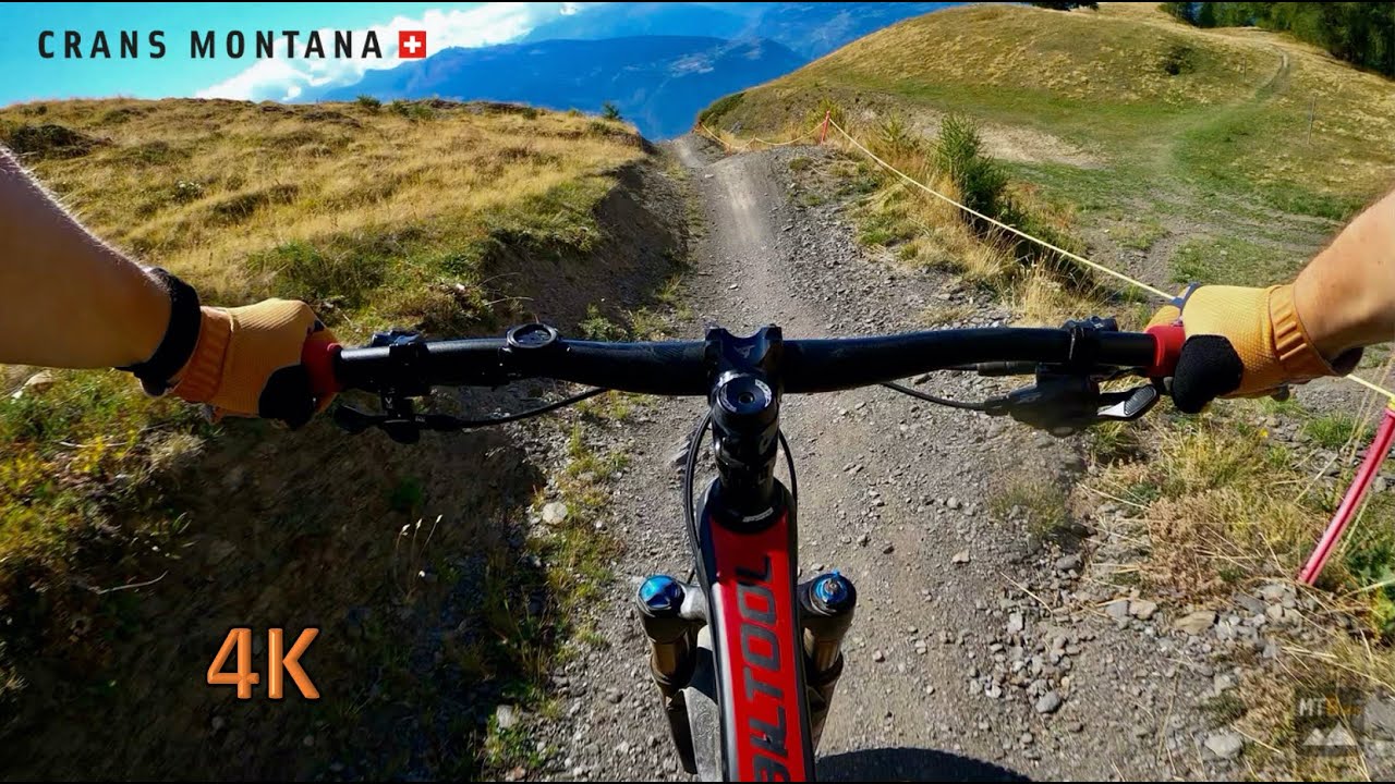 BLUE TRACK Crans Montana | Merbé | 4K 2160p POV