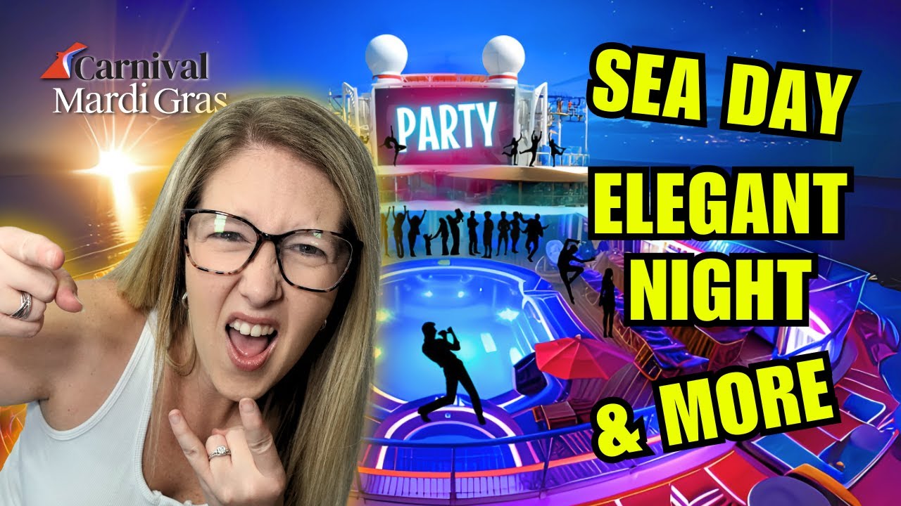Carnival Chaos: Mega Deck Party, Elegant Night, & Family Fun on the Mardi Gras!