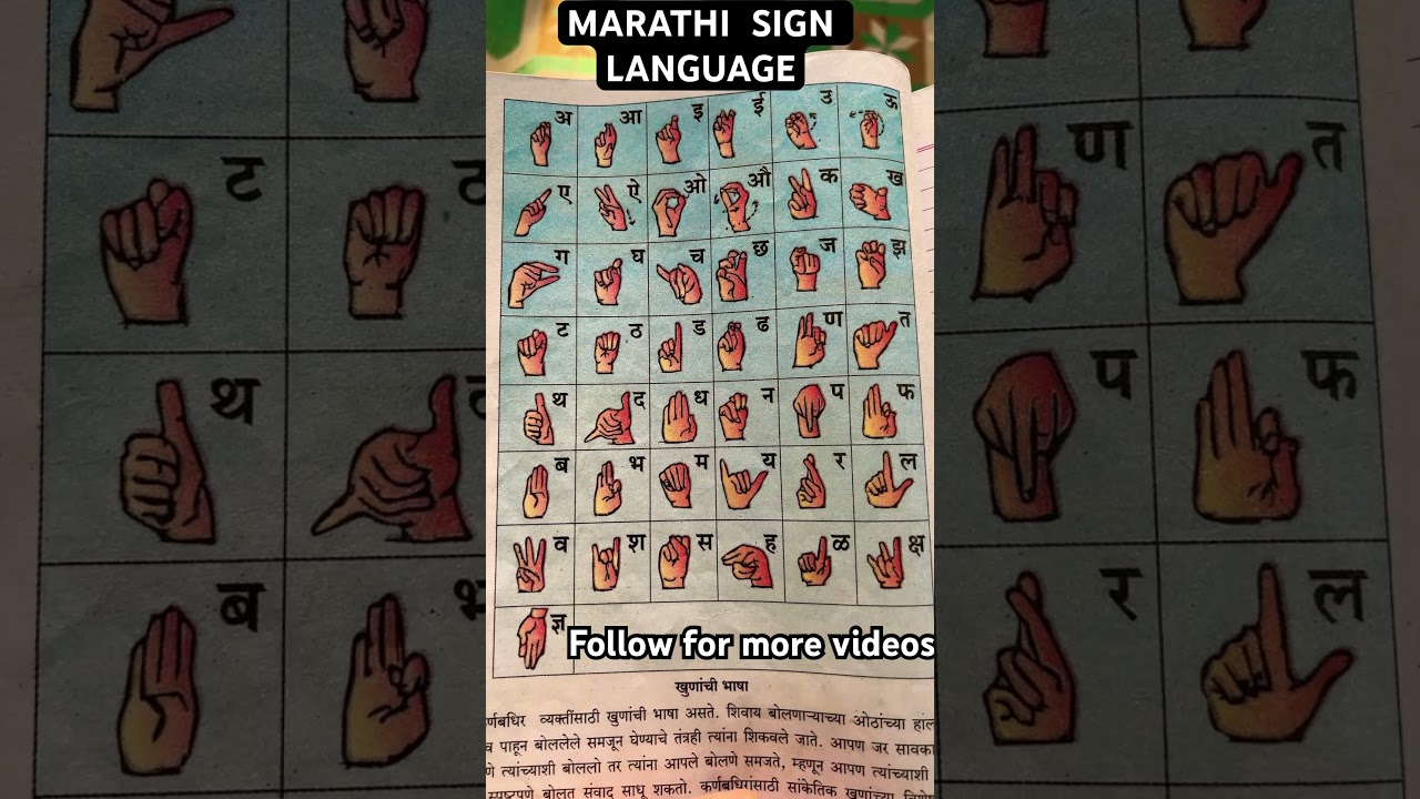Marathi sign language | #archanagodsepadwal #signlanguagevideos #signlanguageeducation #marathi