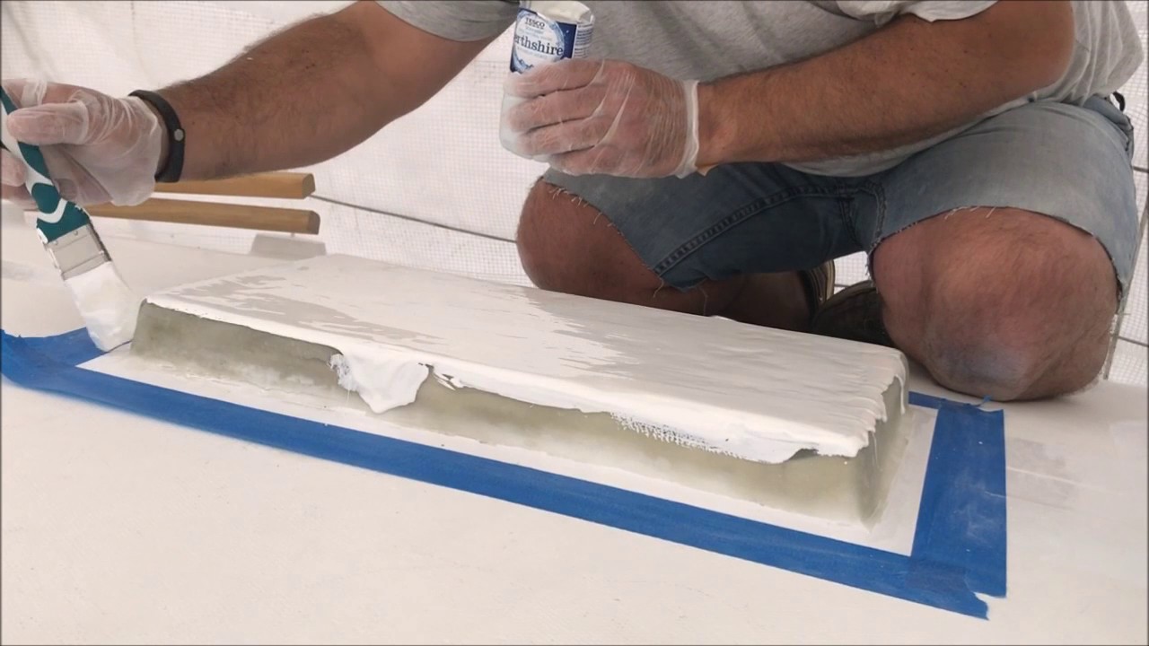 DIY Boat Restoration: Applying gelcoat by brush