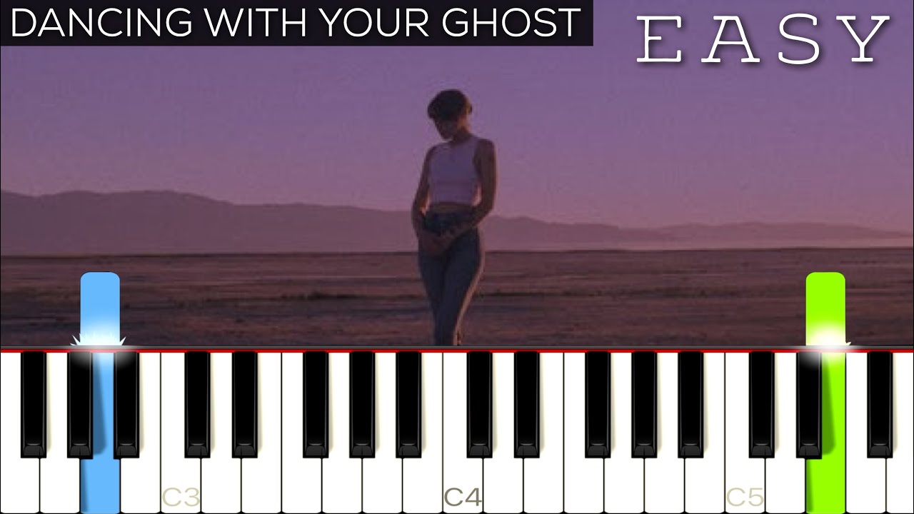 Sasha Sloan - Dancing With Your Ghost | EASY Piano Tutorial