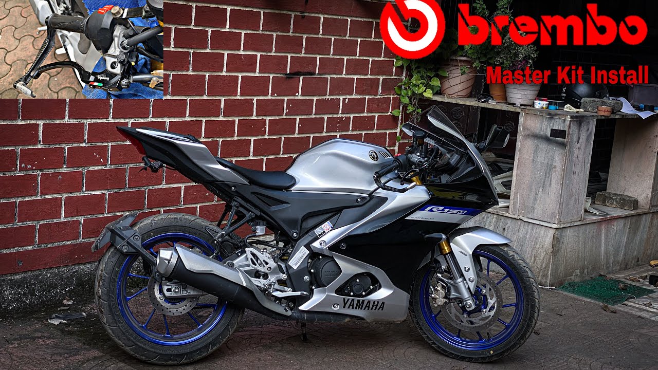 Finally !! Brembo Master Cylinder Kit Installed In Yamaha R15M