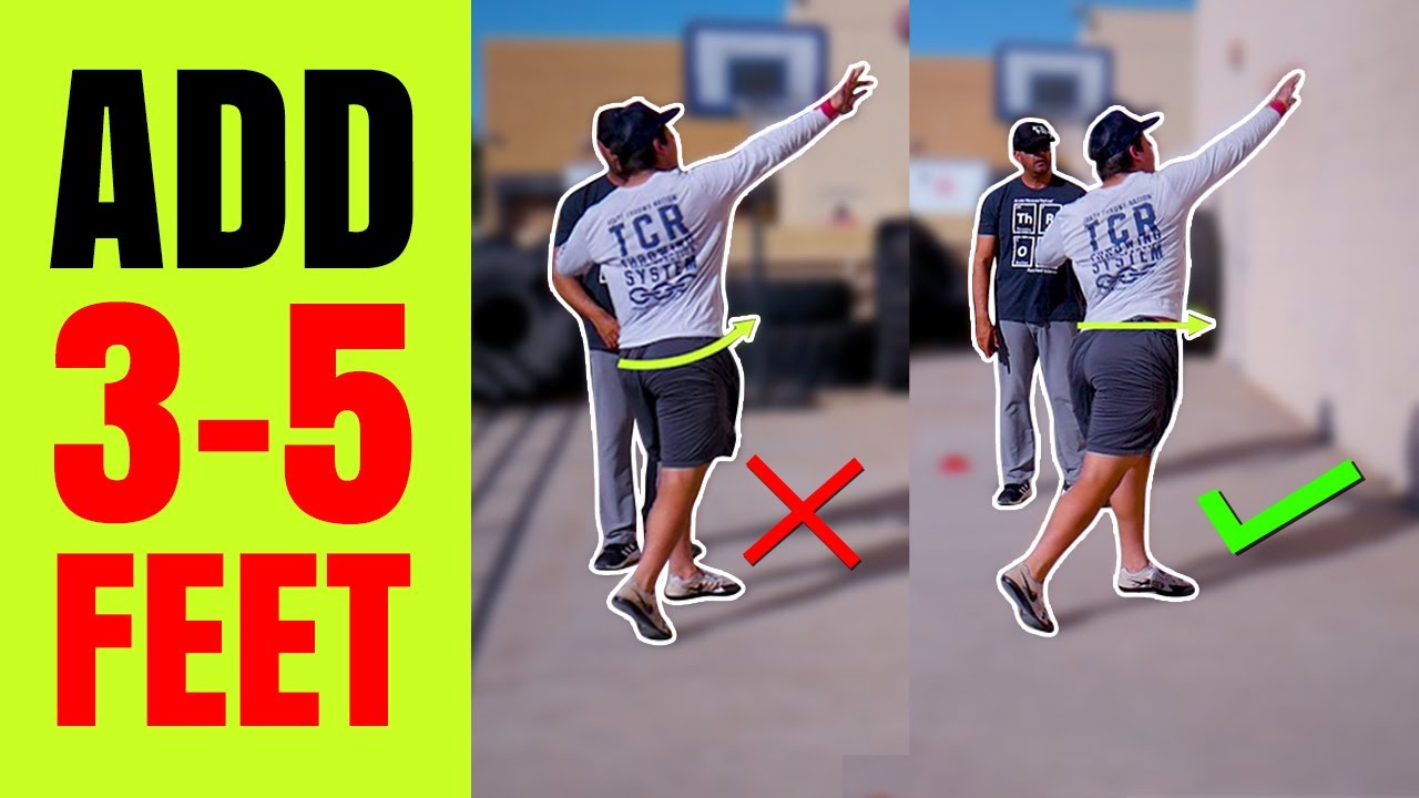 This adds instant distance to your shot put! (Wall throw training)