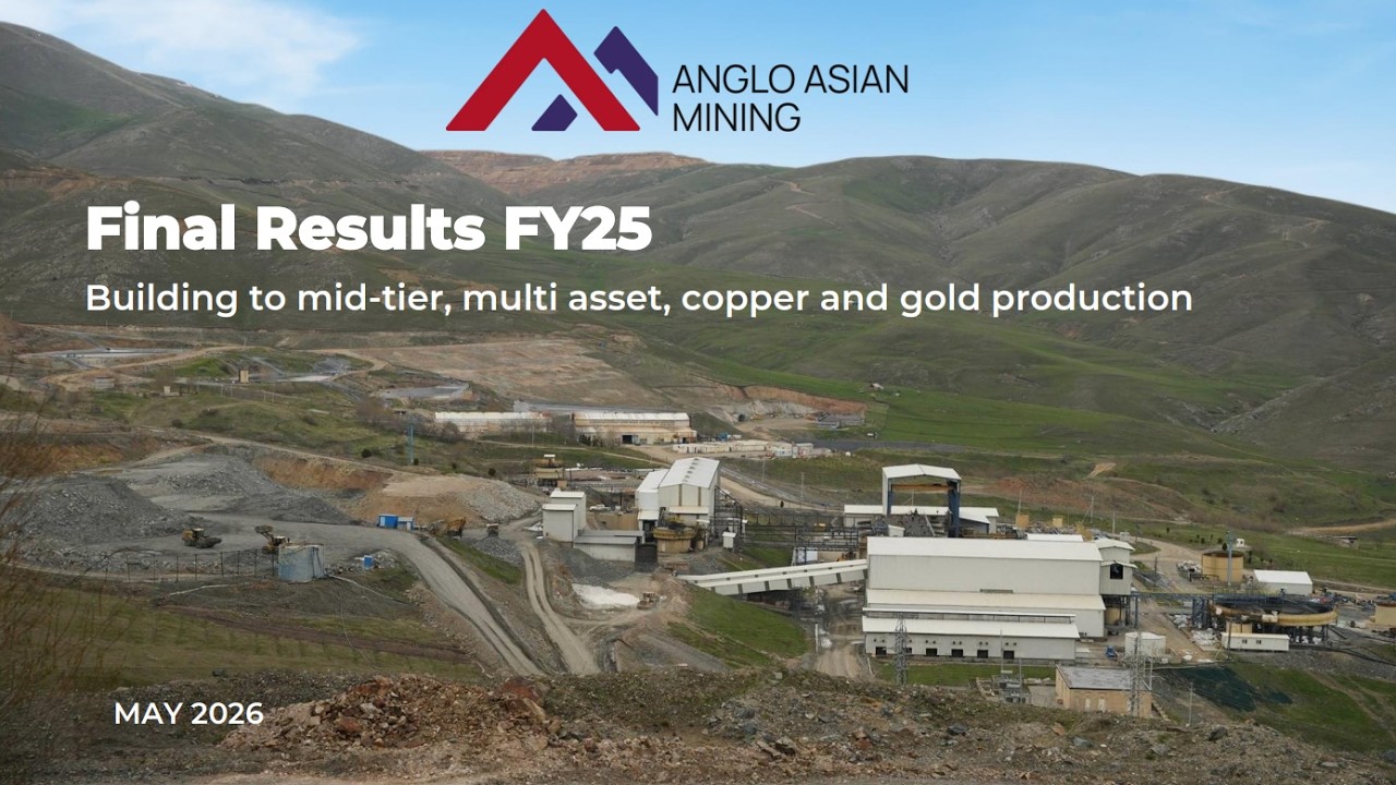 ANGLO ASIAN MINING PLC &mdash; Итоговые результаты за год, закончившийся 31 декабря 2025 г.