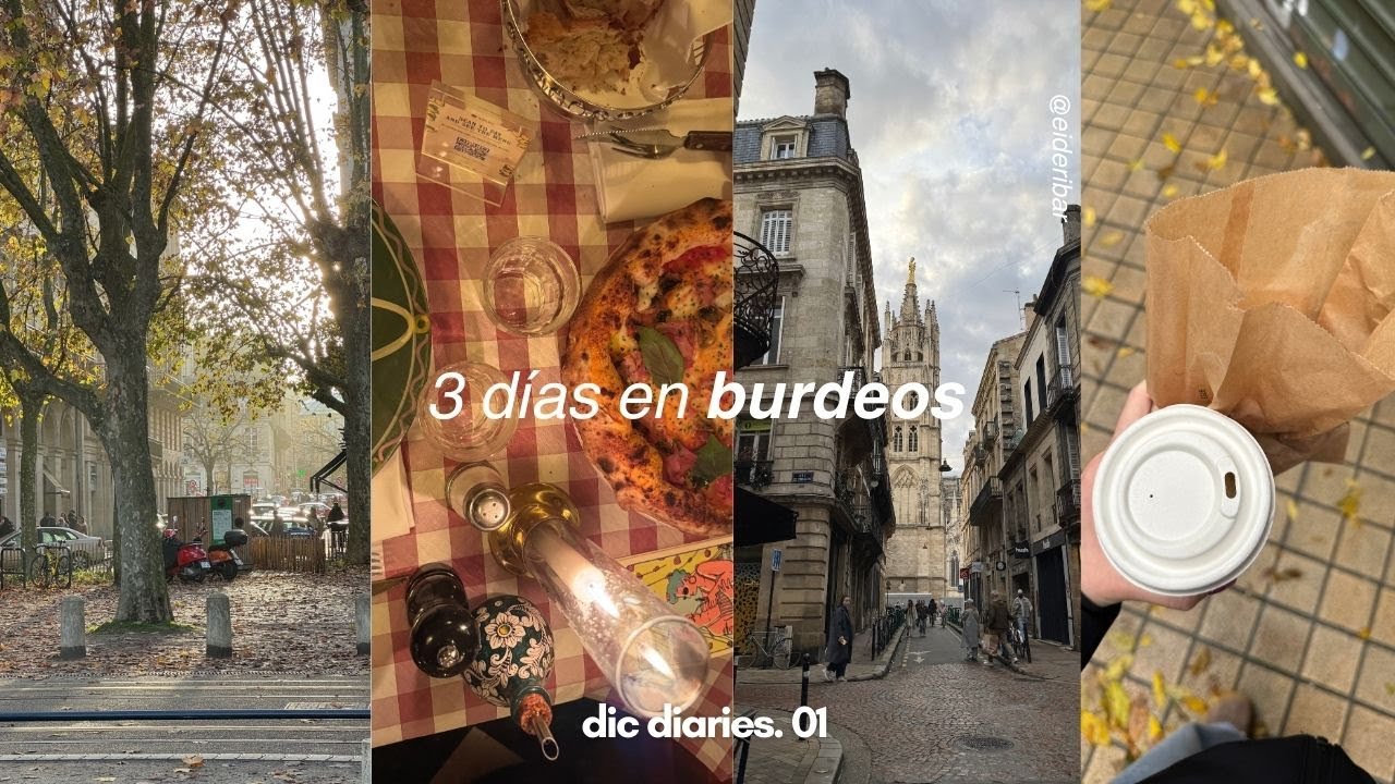 dic diaries 01 | me voy el puente de navidad a Burdeos, 3 días conmigo