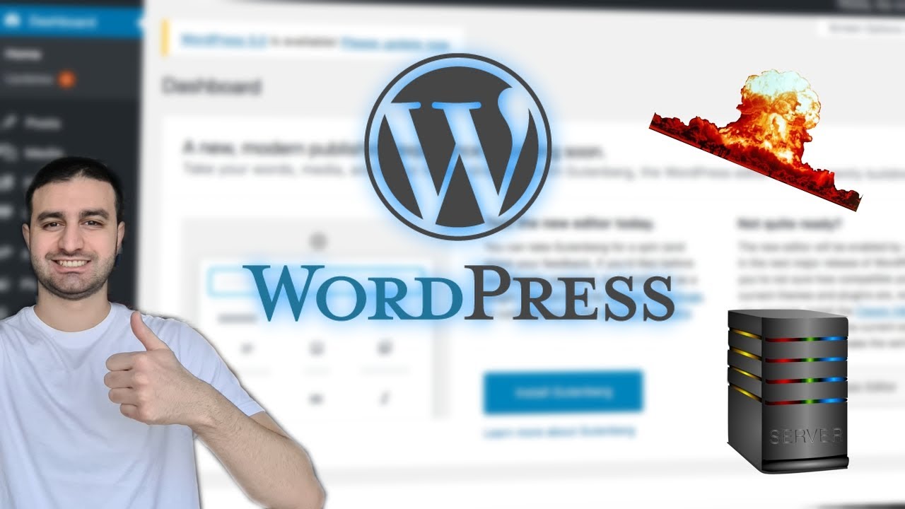Create your website with WordPress on your OWN server!