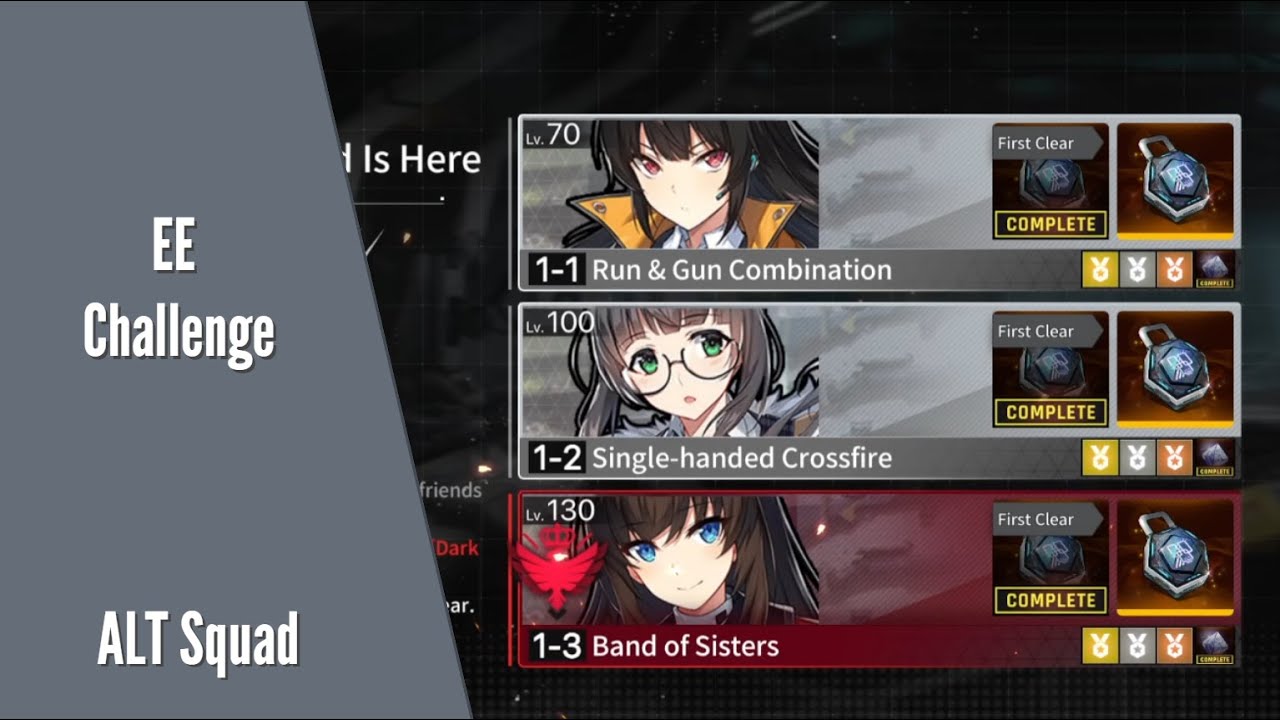 Counter:Side Global - ALT Squad EE Challenge (Auto Speedrun)