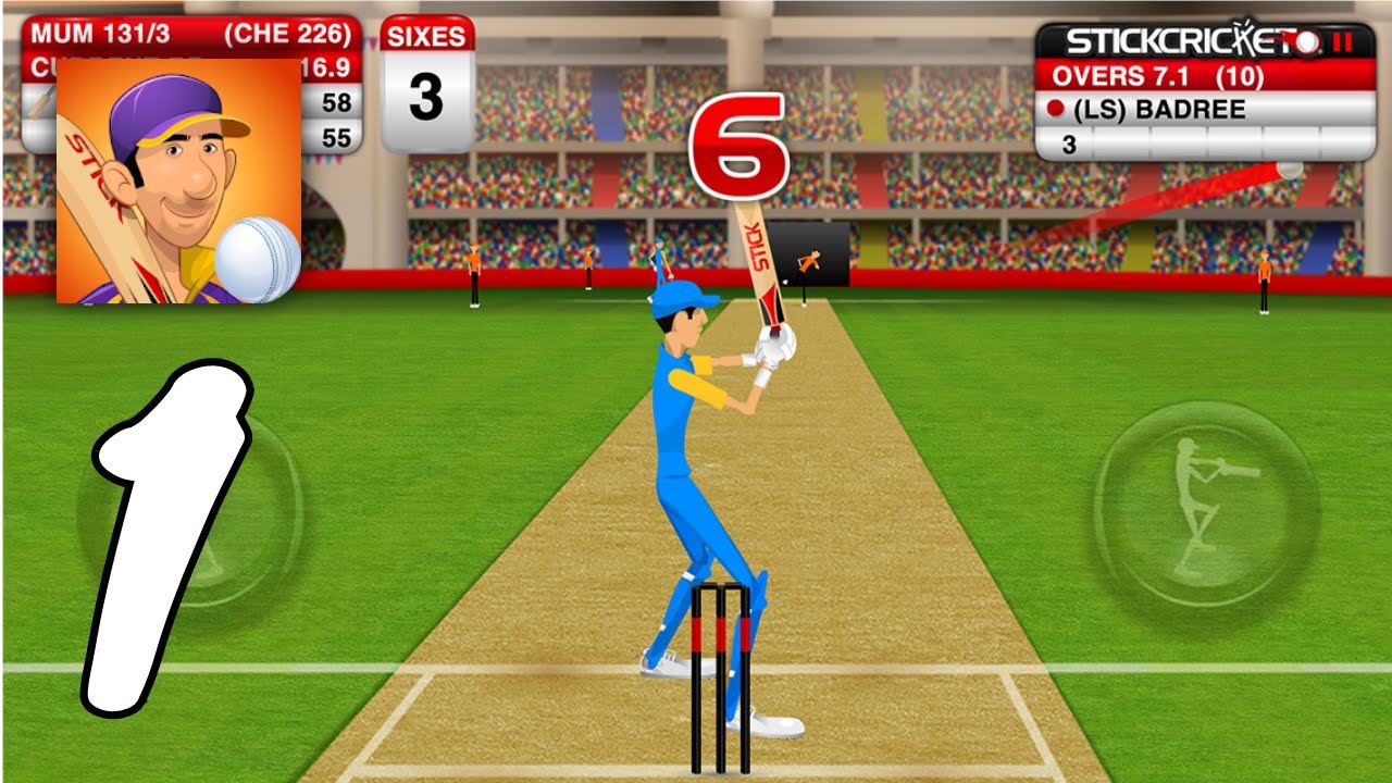 Stick Cricket Premier League Gameplay Walkthrough #1 (Android, IOS)