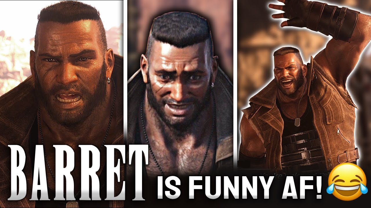 Баррет &mdash; самый смешной персонаж в FF7 Rebirth (смешные моменты с Барретом)