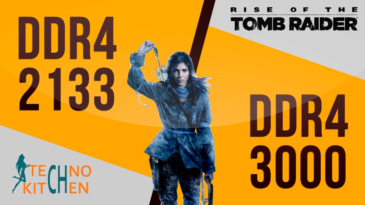 DDR4-2133 vs DDR4-3000 in Rise of the Tomb Raider (GTX 1070)