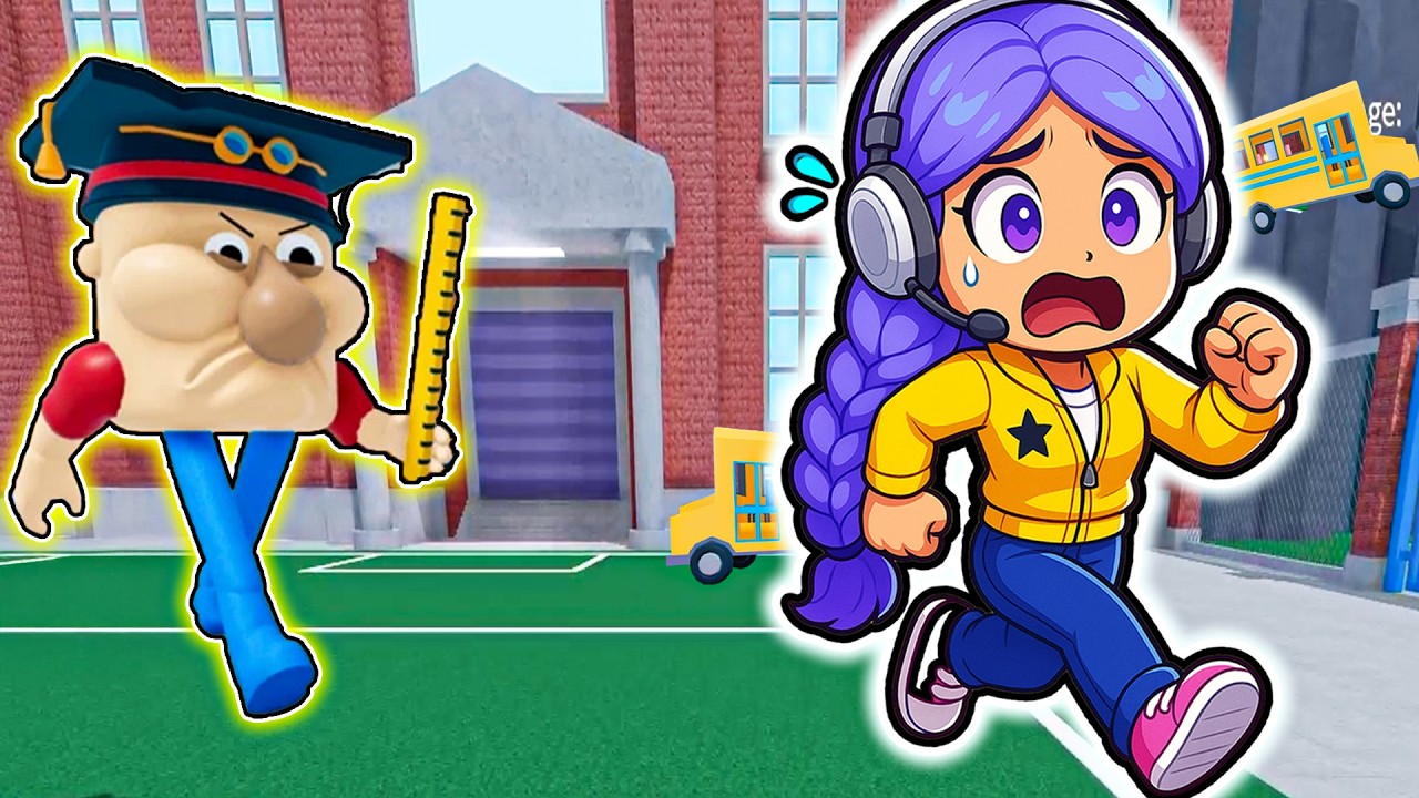 RUMI KPOP DEMON HUNTERS Plays EPIC SCHOOL ESCAPE! (OBBY) K POP DEMON HUNTERS