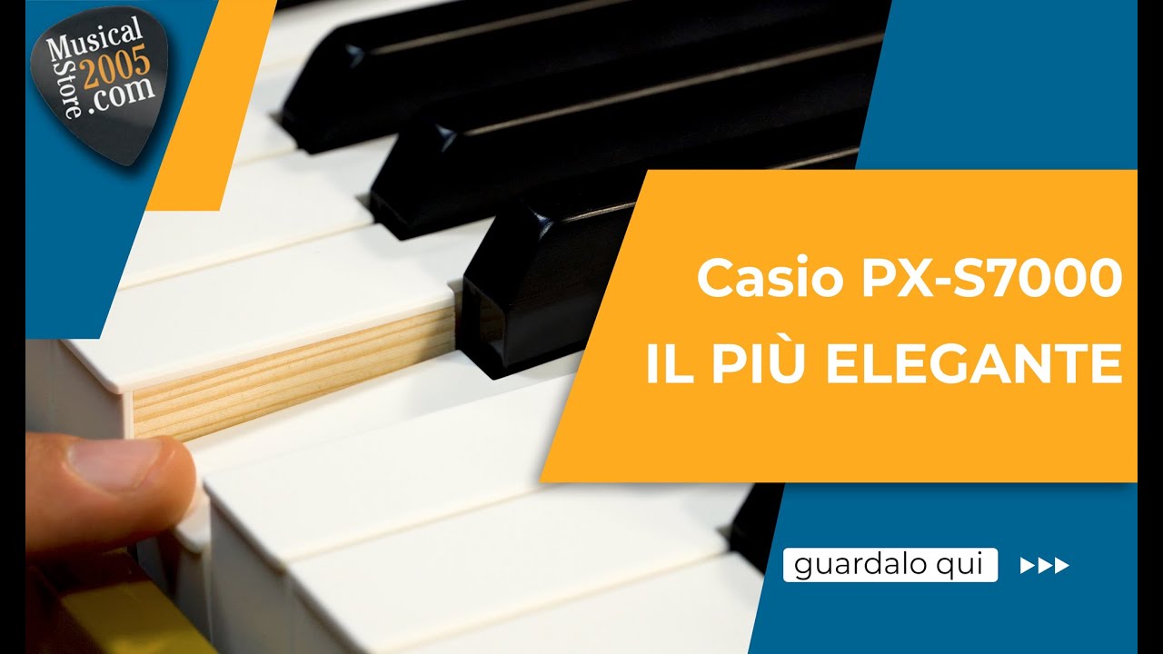 Casio PX-S7000 - Recensione nuovo Pianoforte Digitale ITA