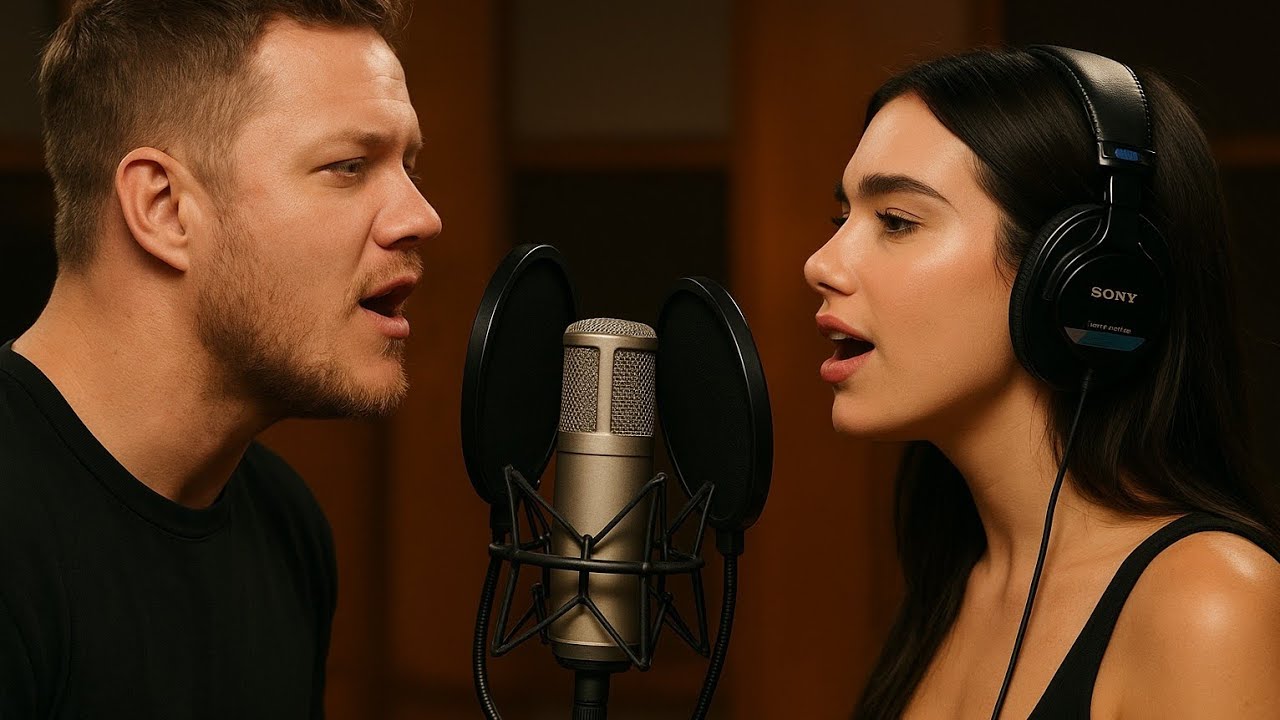 Imagine Dragons x Dua Lipa &ndash; &ldquo;Maybe I Love You&rdquo; (Emotional Pop Anthem | Official Lyric Video)