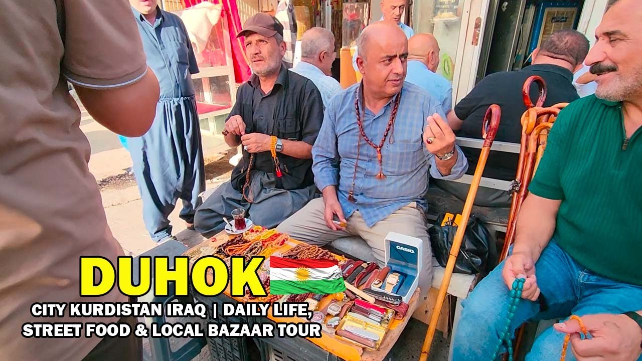 Duhok City Kurdistan Iraq | Daily Life, Street Food & Local Bazaar Tour,  daily life in duhok