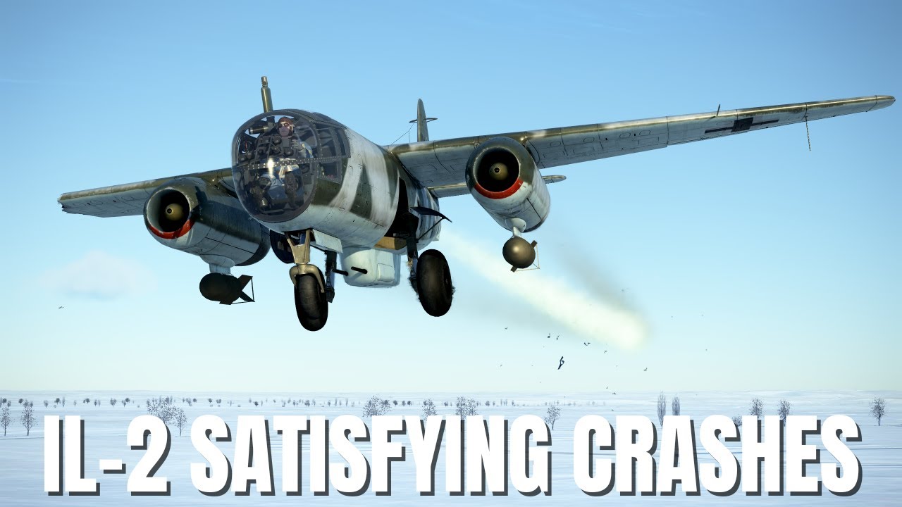 Satisfying Airplane Crashes, Crash Landings & More! V241 | IL-2 Sturmovik Flight Simulator Crashes