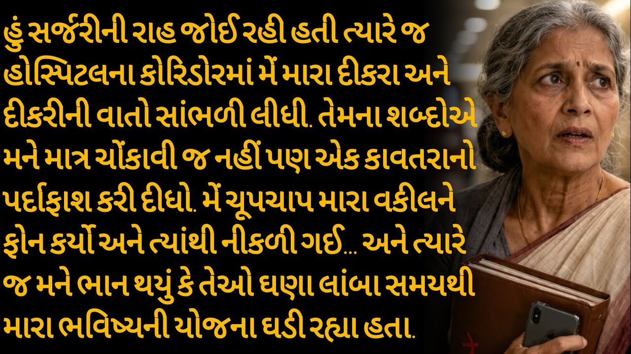 ઓપરેશન પહેલાં મેં કોરિડોરમાં બાળકોનું કાવતરું સાંભળી લીધું મેં વકીલને ફોન કર્યો અને પછી.