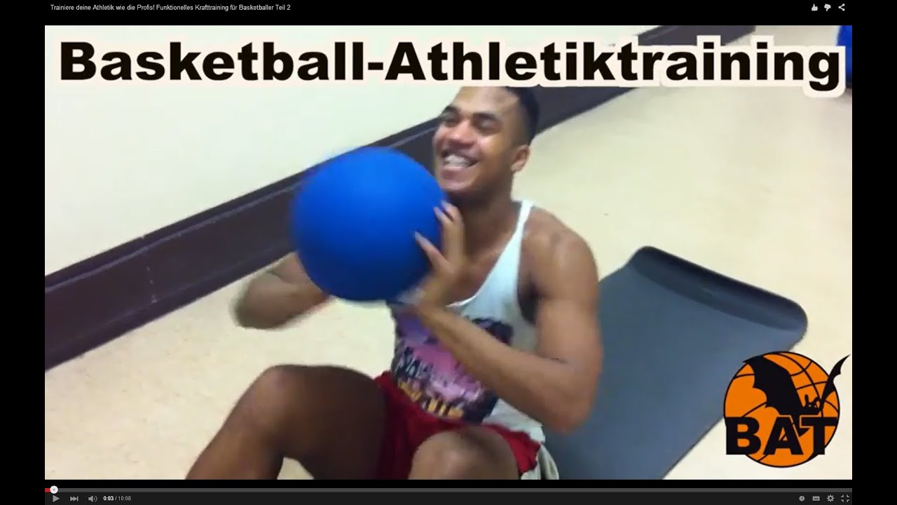 Trainiere deine Athletik wie die Profis! Funktionelles Krafttraining f&uuml;r Basketballer Teil 2
