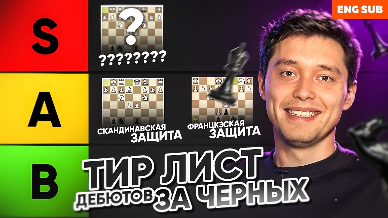 ТИР-ЛИСТ ДЕБЮТОВ ЗА ЧЁРНЫХ ОТ АНДРЕЯ ЕСИПЕНКО | VIRTUS.PRO CHESS