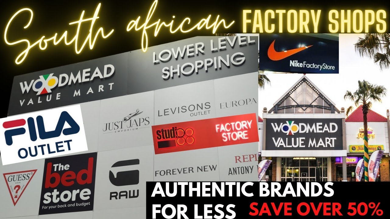 Shopping at South African factory shops | Levi's outlet, Guess outlet, Forever new outlet store etc