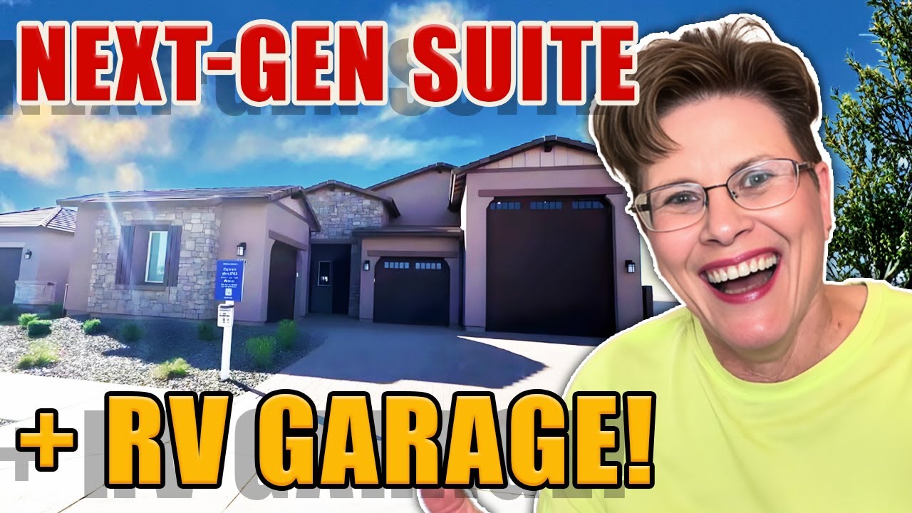 Экскурсия по гаражу для автодома | Люкс нового поколения с 4 спальнями в Финиксе, Аризона
