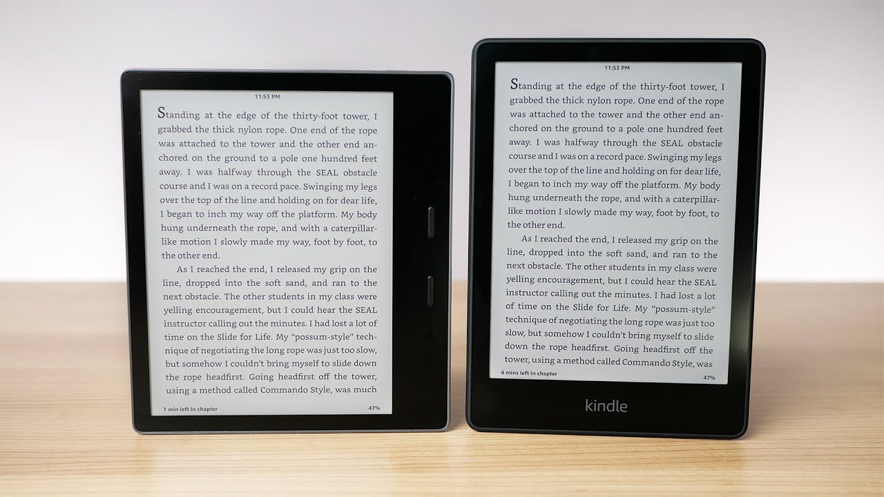Kindle Paperwhite vs Kindle Oasis - RIP! 😢